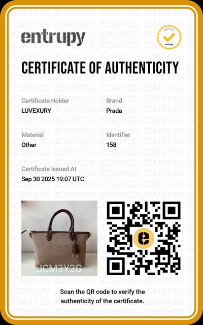 Logo Jacquard Brown Satchel Crossbody