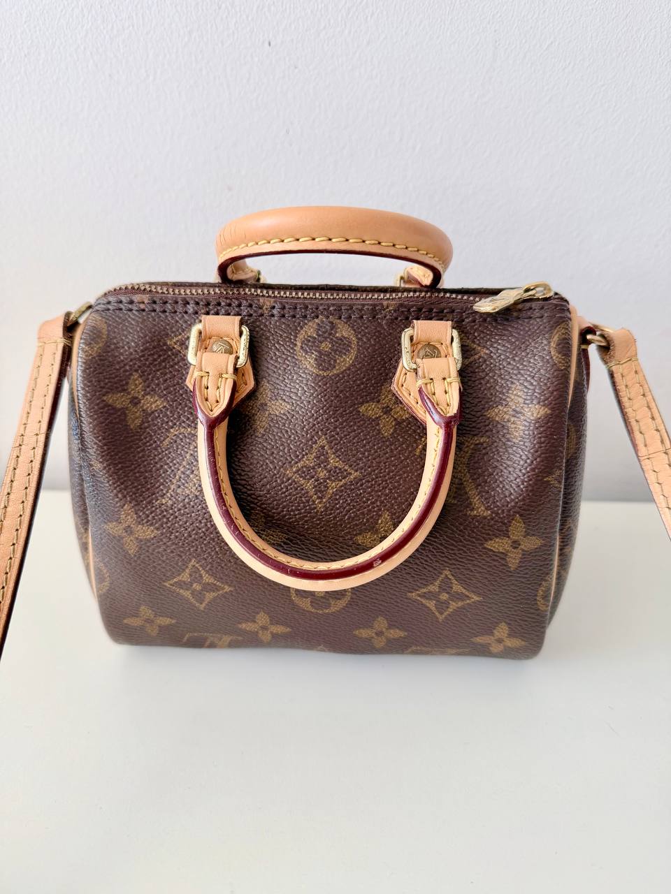 Nano Speedy Monogram Canvas | Pre-Loved Mini Top Handle Bag
