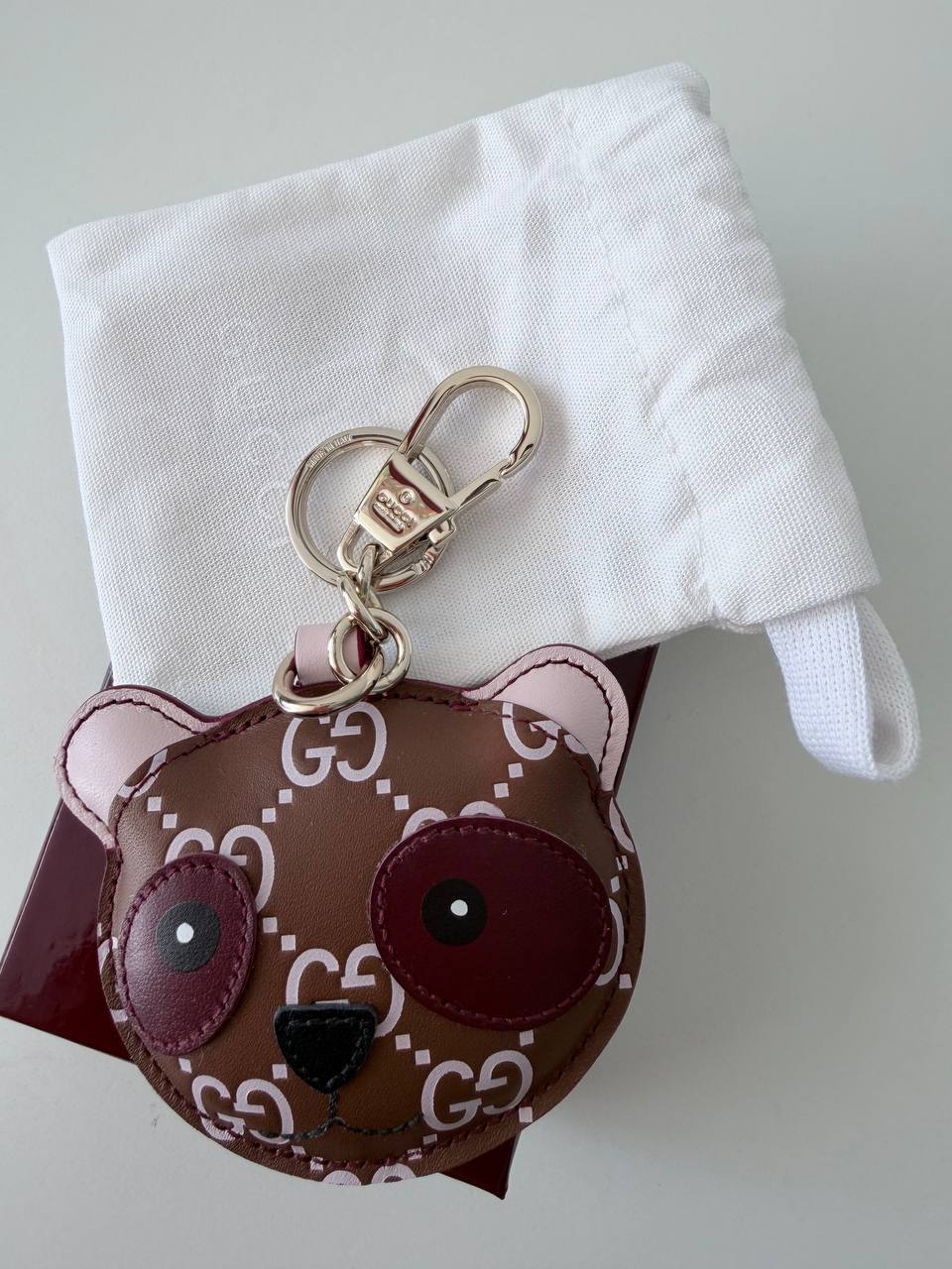 Gucci GG Bear Bag Charm / Key Holder – Brown (Pre-Owned)