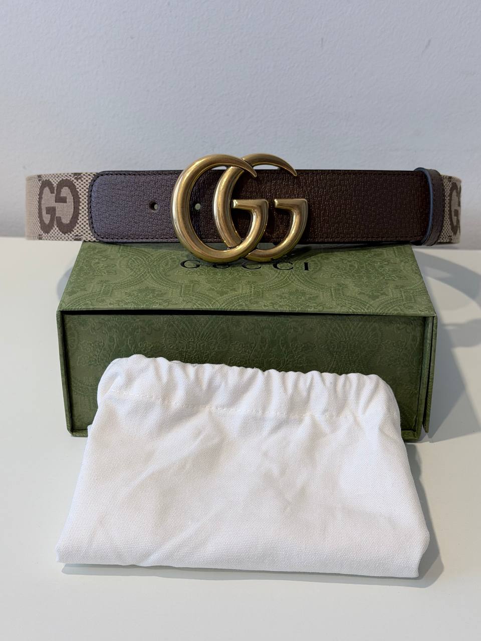 Gucci Jumbo GG Marmont Wide Belt