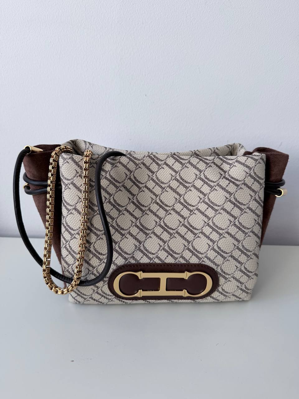Bolso de Hombro Blasón en Lona Canvas