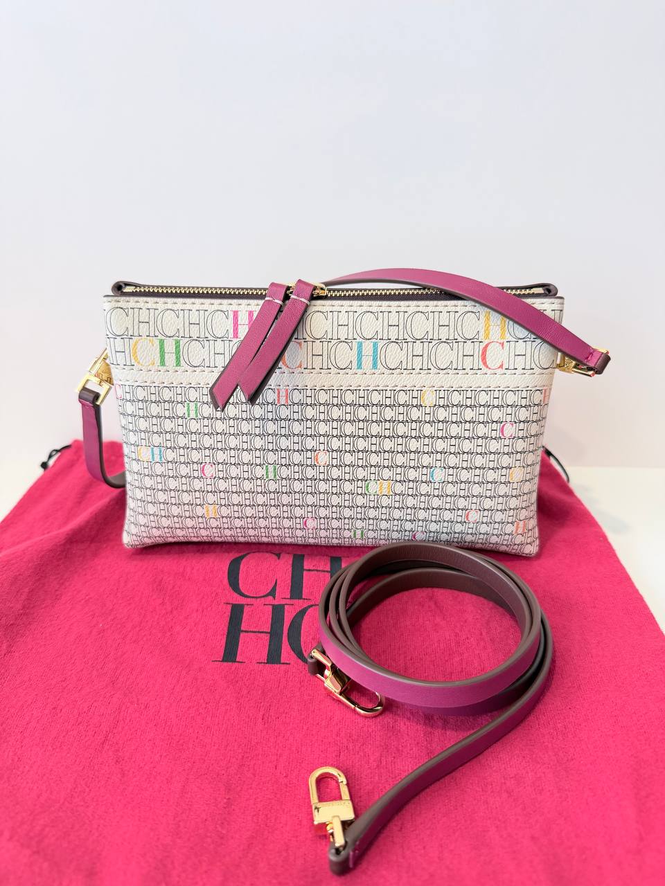 Bolso Bandolera Carolina Herrera Initials Insignia
