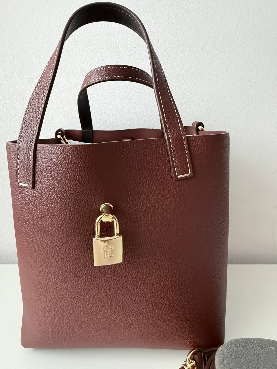 Initials Tote Mini | Pre-Owned | Full Set | Like New 🤎✨