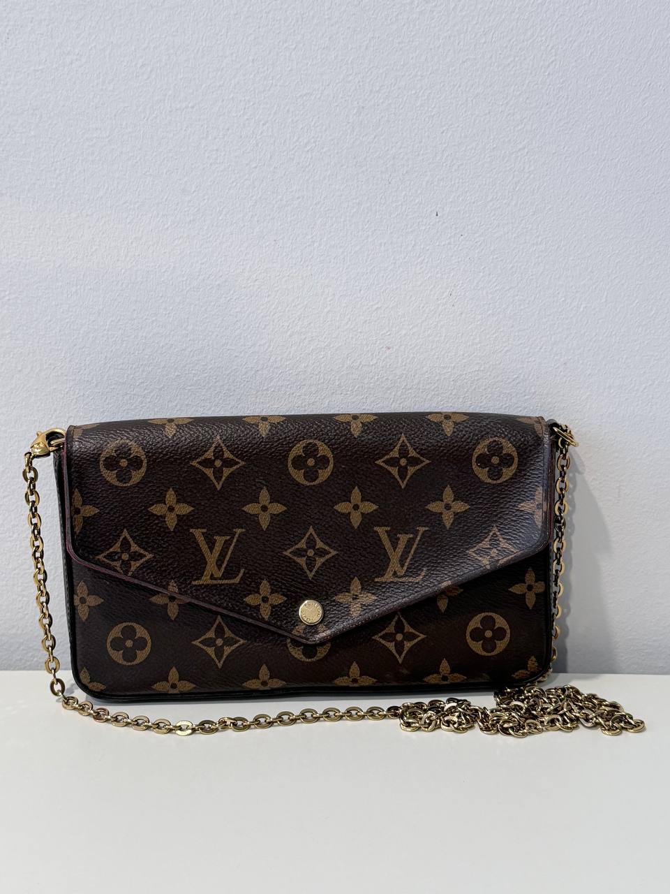Pre-Owned Félicie Pochette – Monogram Canvas with Chain
