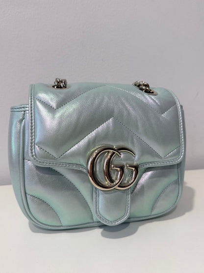 Pre-Owned Marmont mini matelasse leather