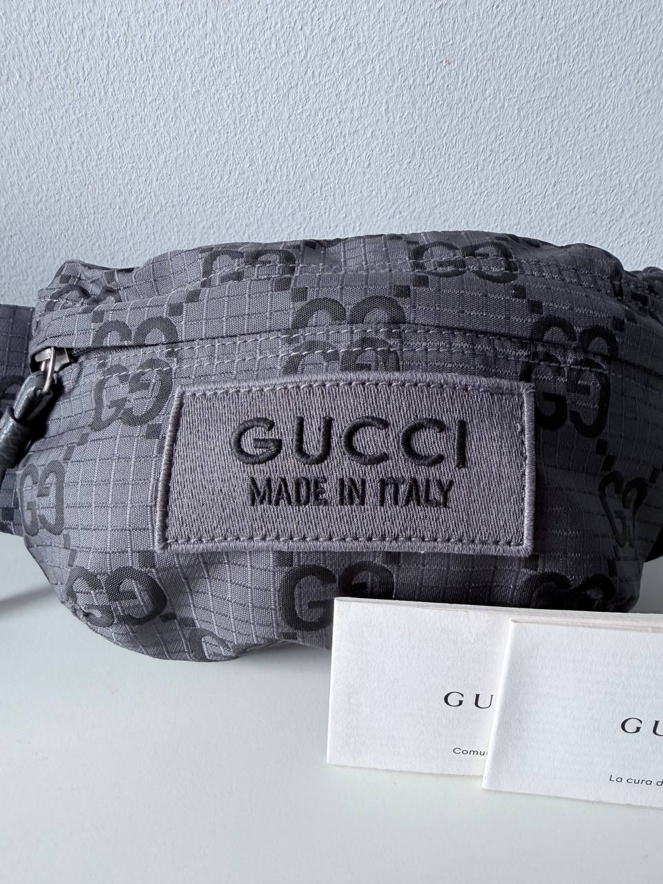 Belt Bag / Waist Bag Grey – Pre Loved – Like New – Made in Italy