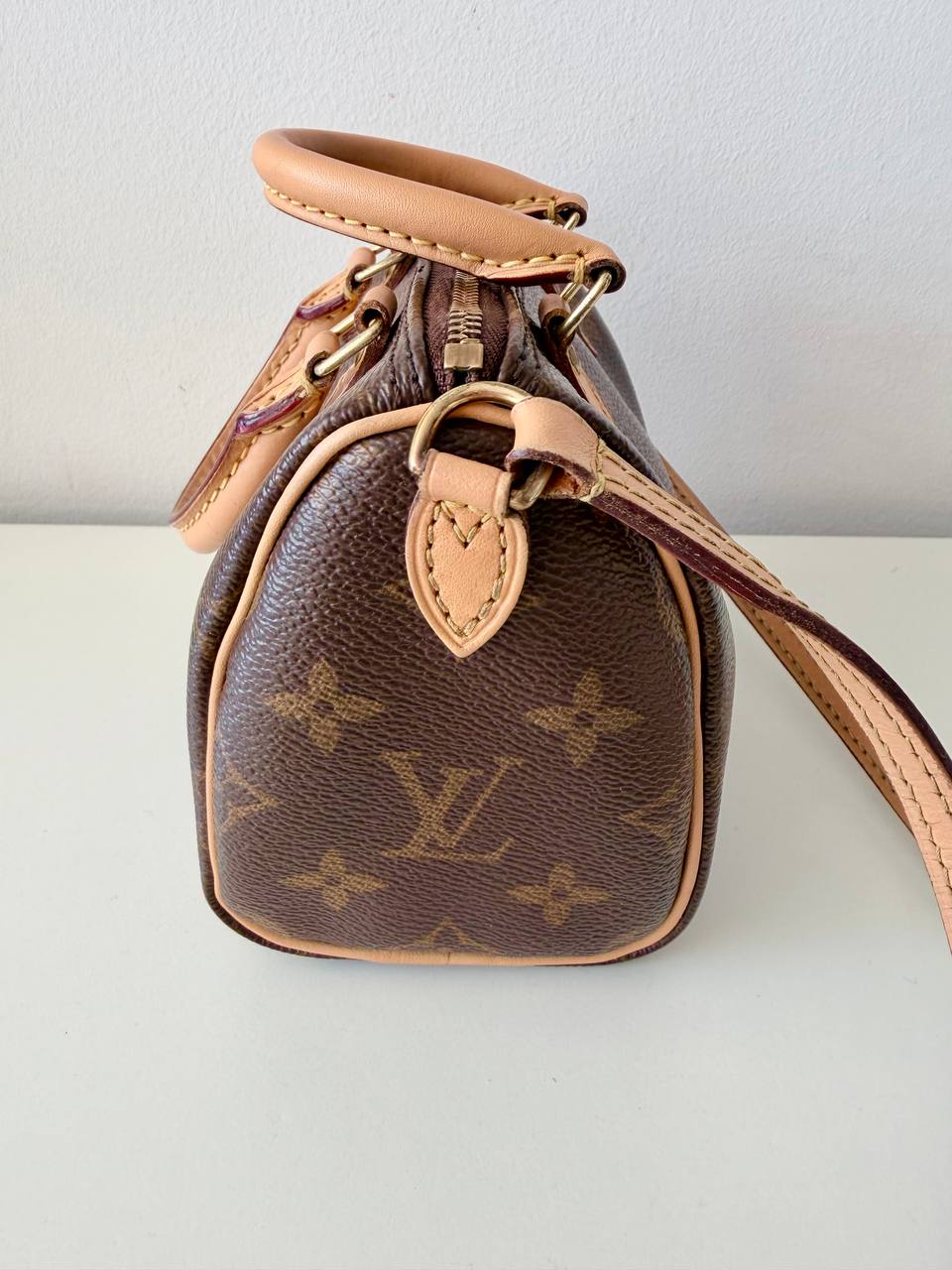 Nano Speedy Monogram Canvas | Pre-Loved Mini Top Handle Bag