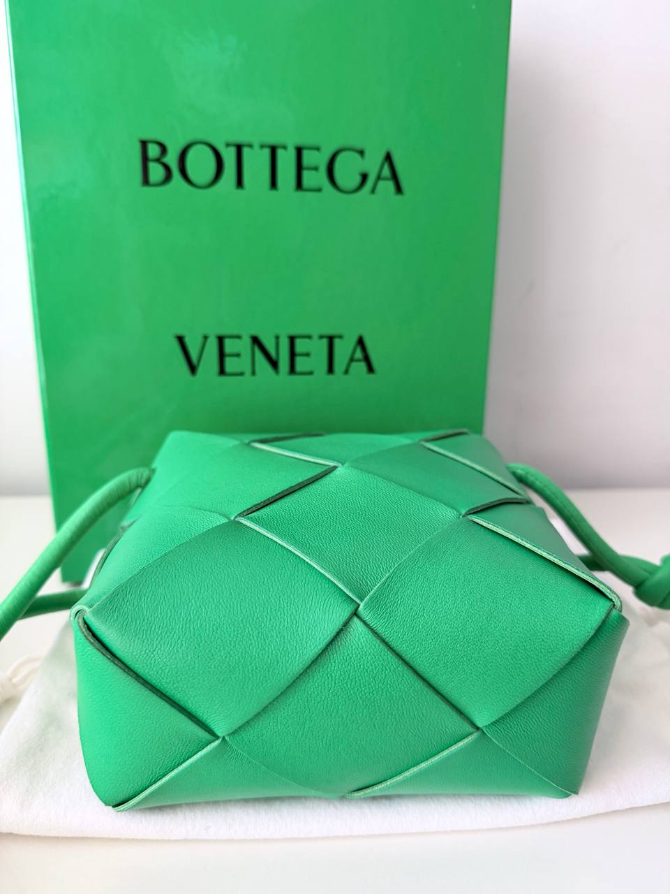Mini Cassette Crossbody Bag – Green | Pre-Loved