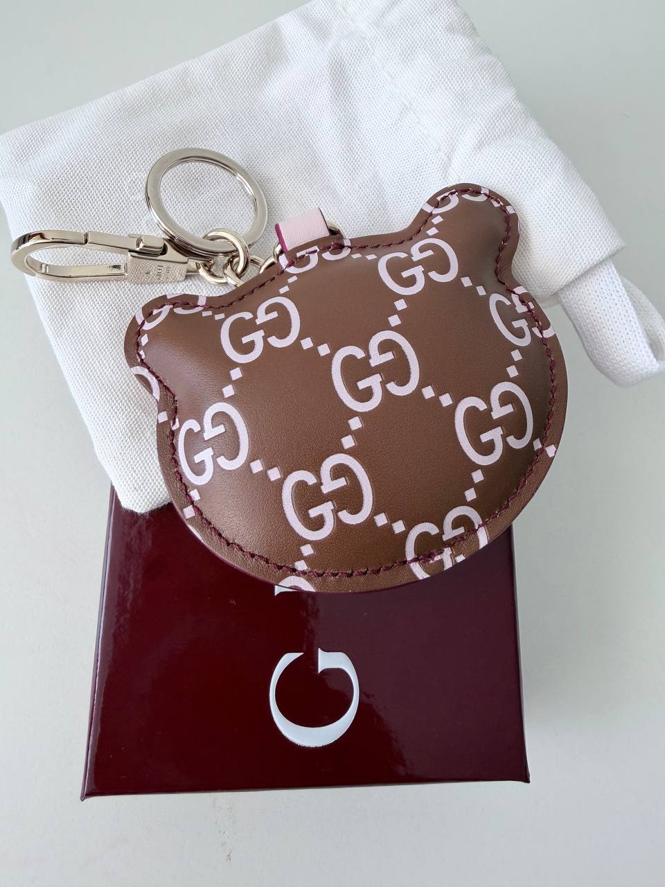 Gucci GG Bear Bag Charm / Key Holder – Brown (Pre-Owned)