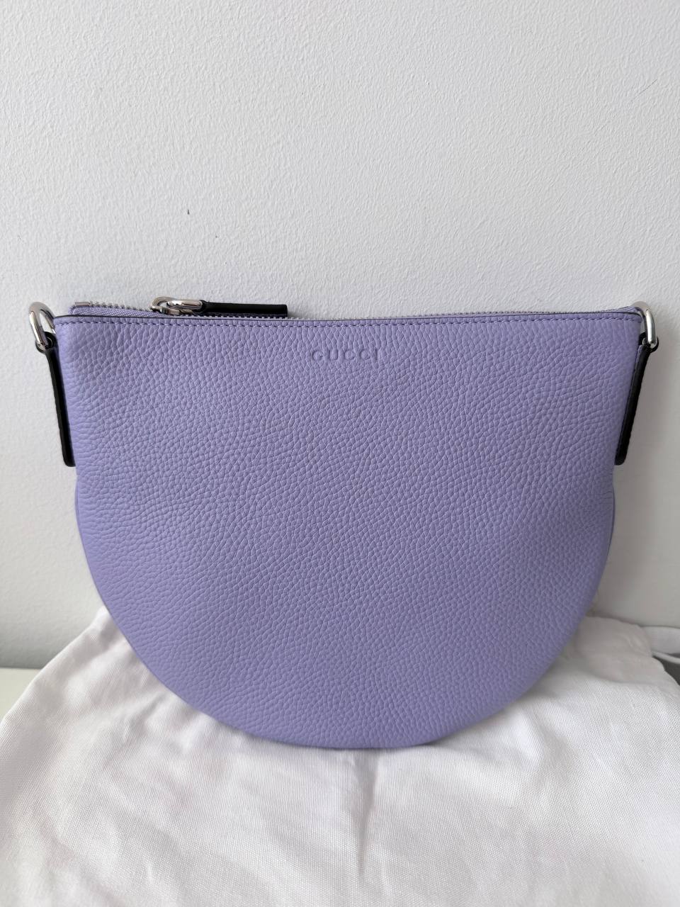 Pre-Owned Mini Leather Crossbody Bag – Purple