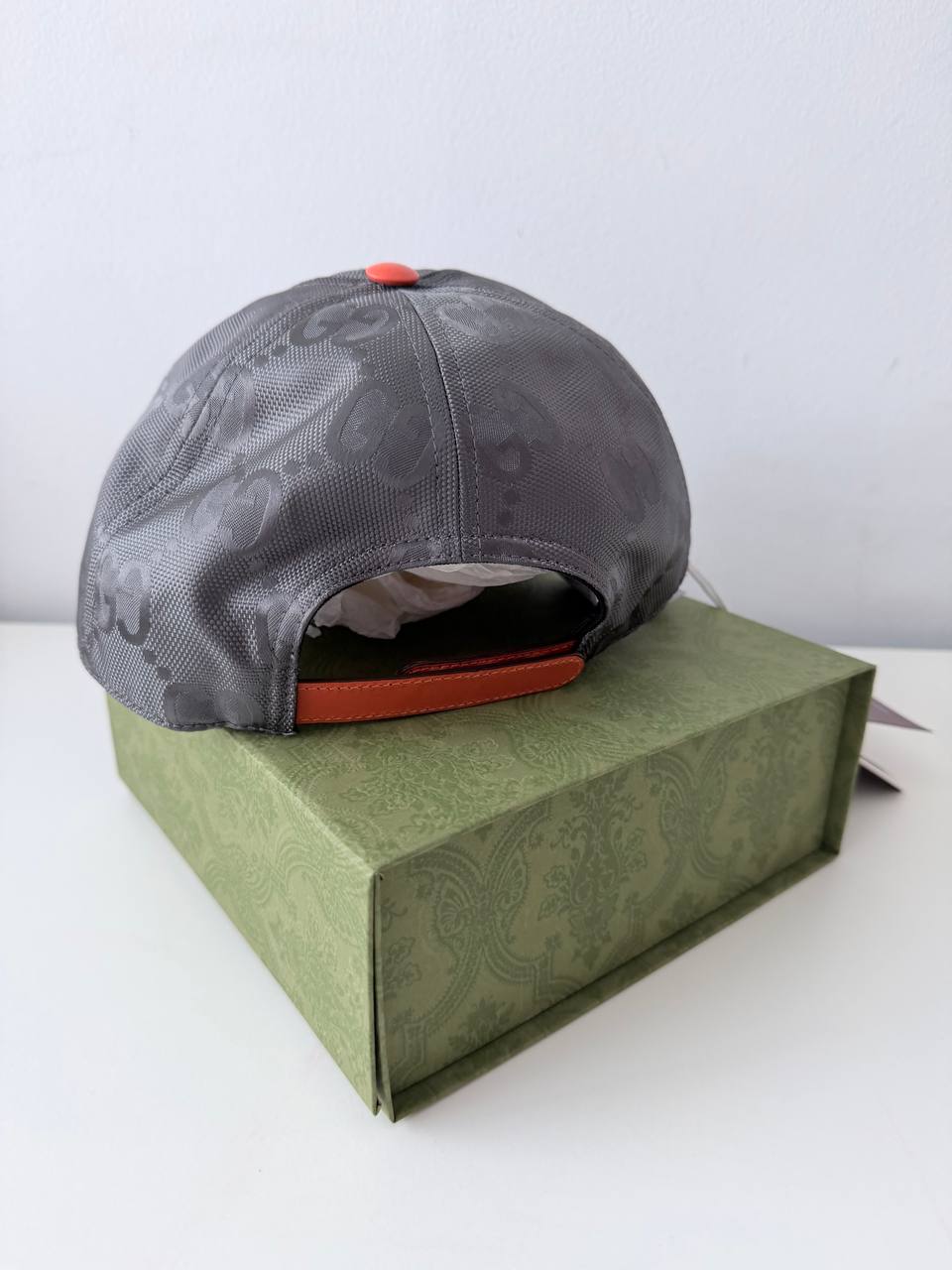 Off The Grid GG Nylon Baseball Hat Grey-Black