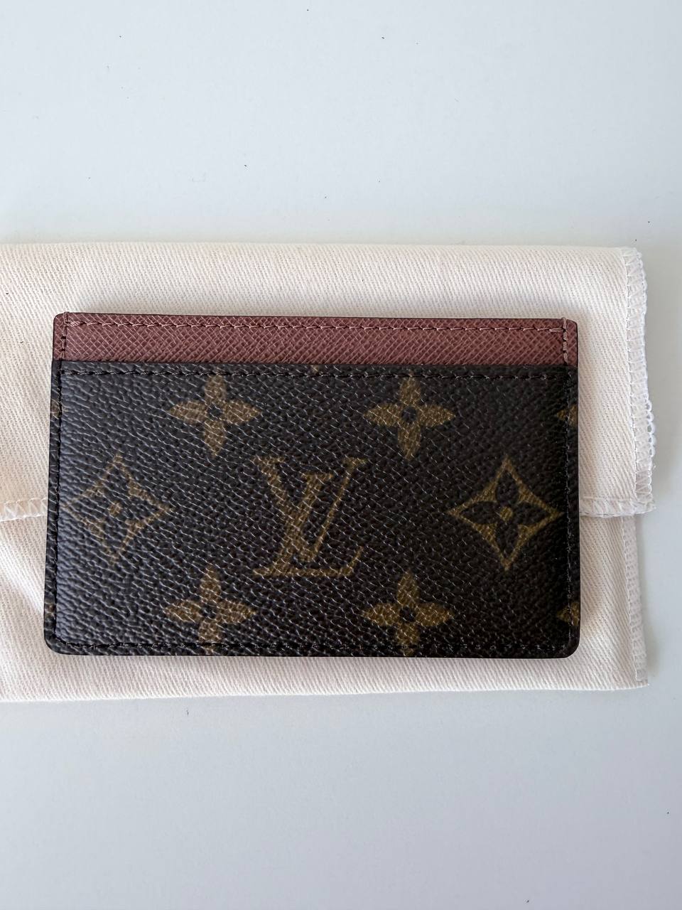 Card Holder Porte-Cartes Simple en Lona Monogram