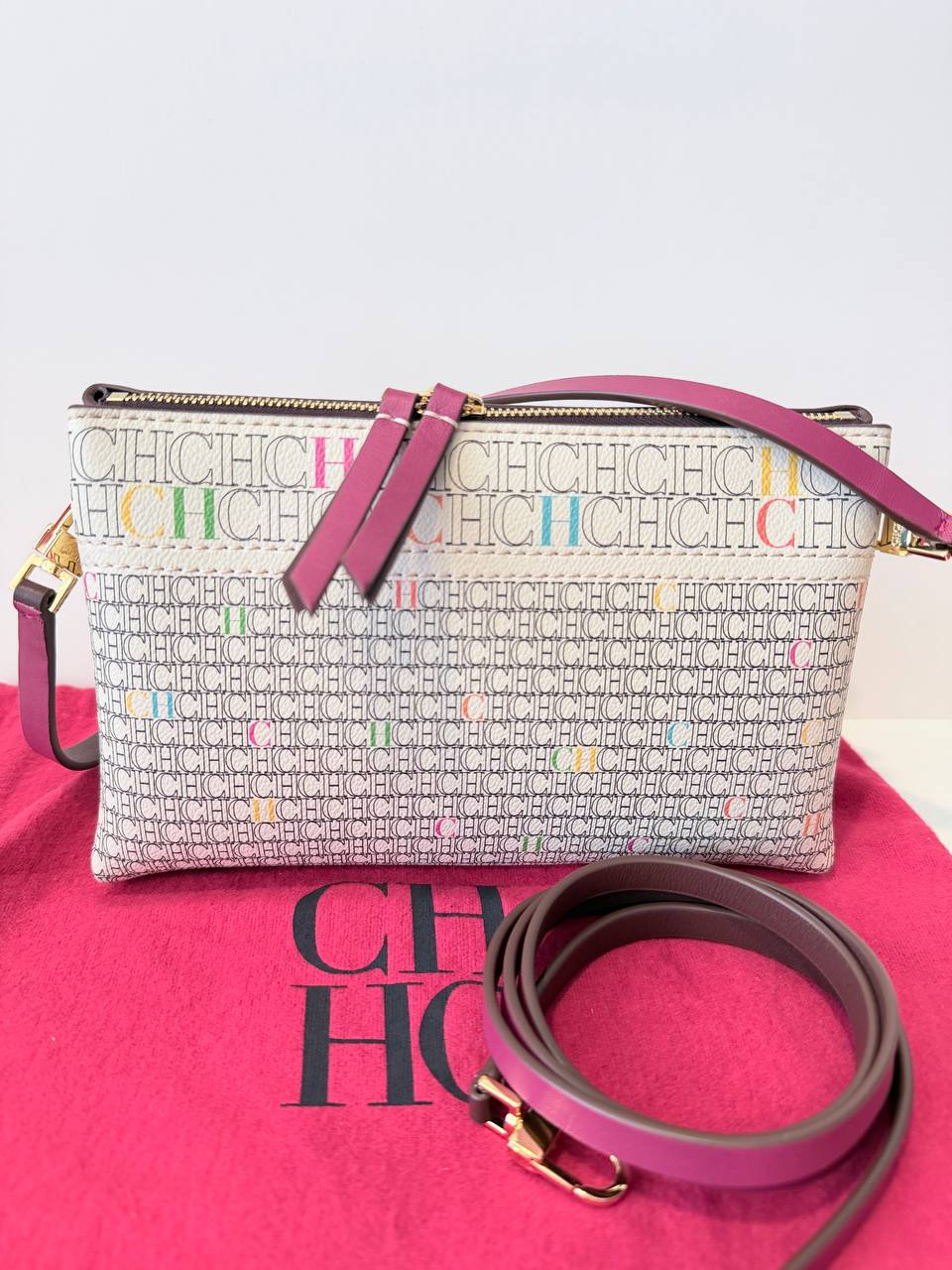 Bolso Bandolera Carolina Herrera Initials Insignia