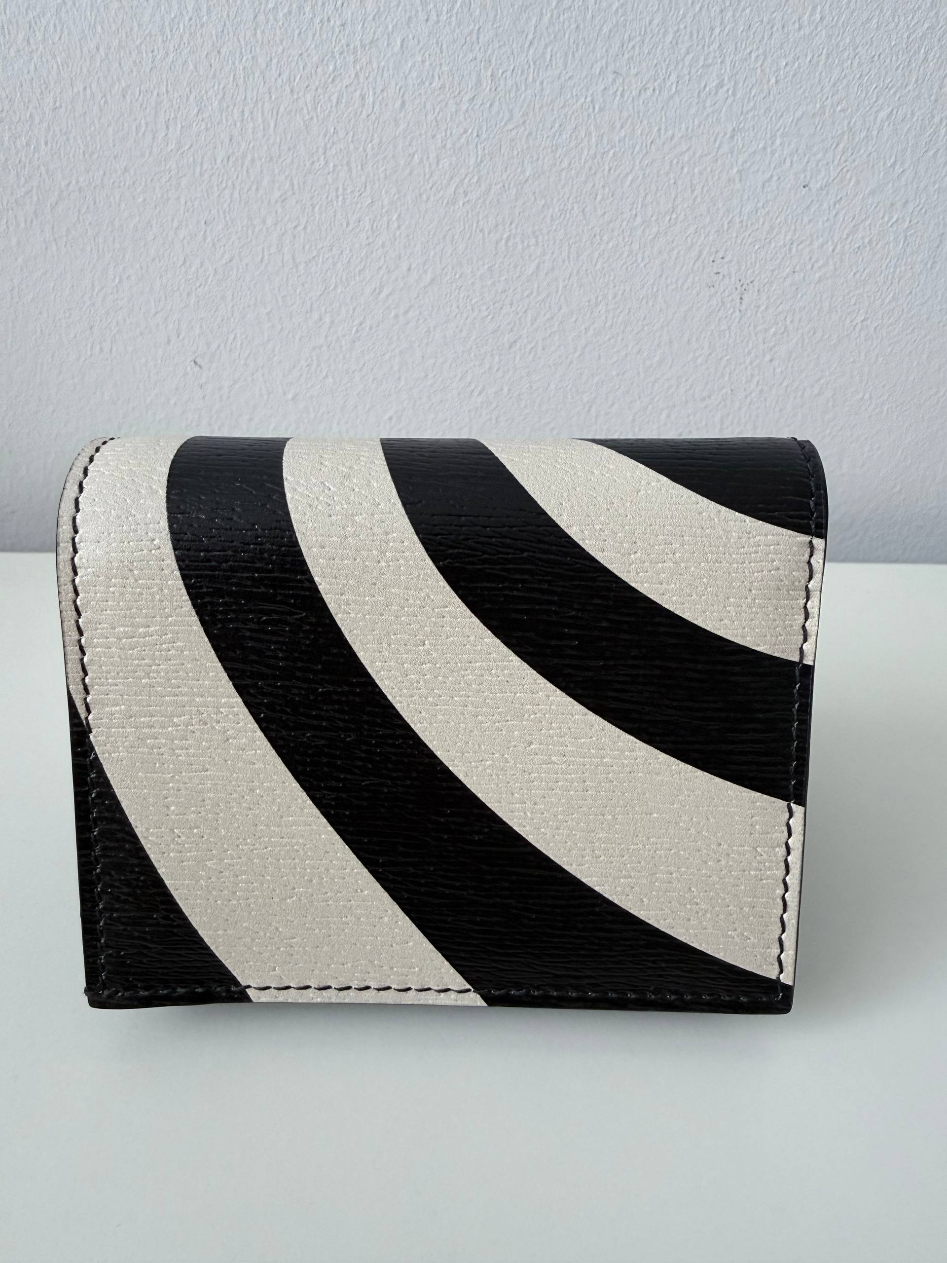 Strawberry Mini Wallet – Black/White (Pre Owned)