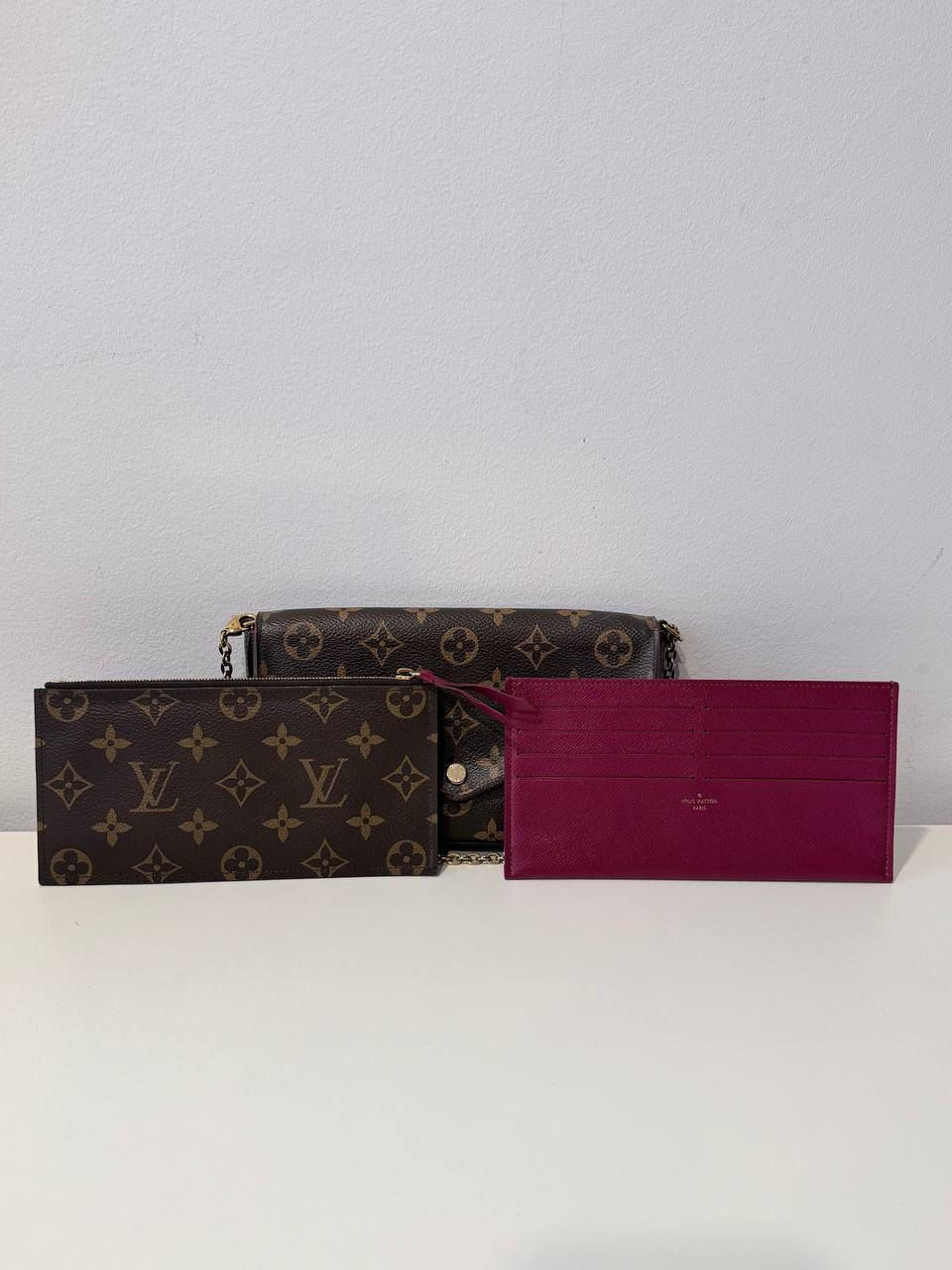Pre-Owned Félicie Pochette – Monogram Canvas with Chain