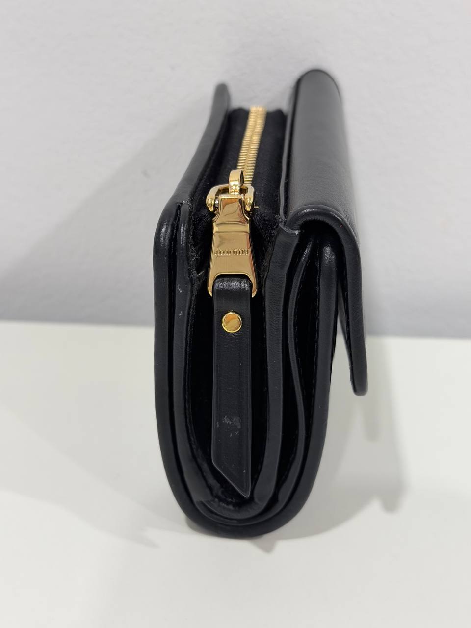 Quilted Leather Wallet / Small Pouch – Pre-Loved