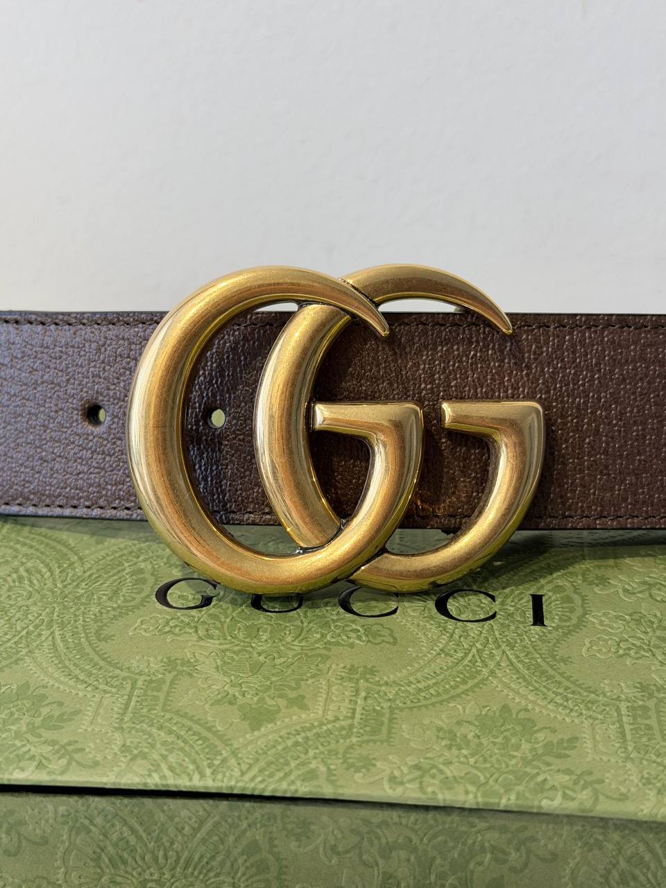 Gucci Jumbo GG Marmont Wide Belt