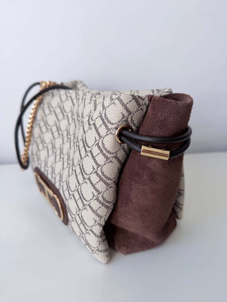 Bolso de Hombro Blasón en Lona Canvas