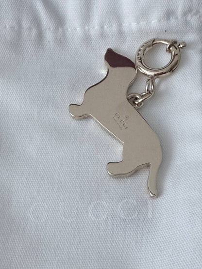 Enamel Dachshund Dog Charm