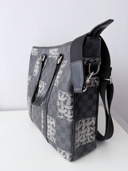 Bolso Tote Cabas Louis Vuitton Damier Graphite Christopher Nemeth (Défilé Homme AW15)