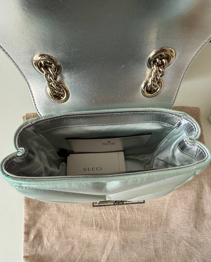 Pre-Owned Marmont mini matelasse leather