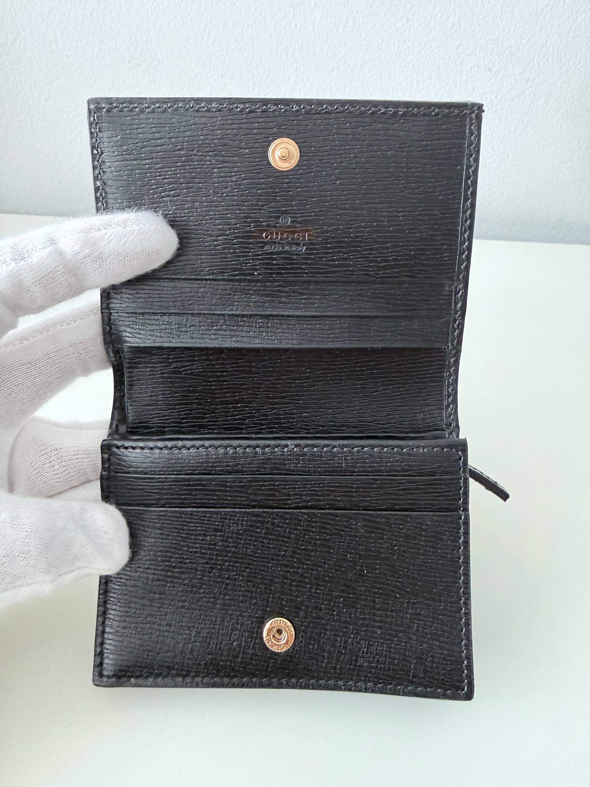 Strawberry Mini Wallet – Black/White (Pre Owned)