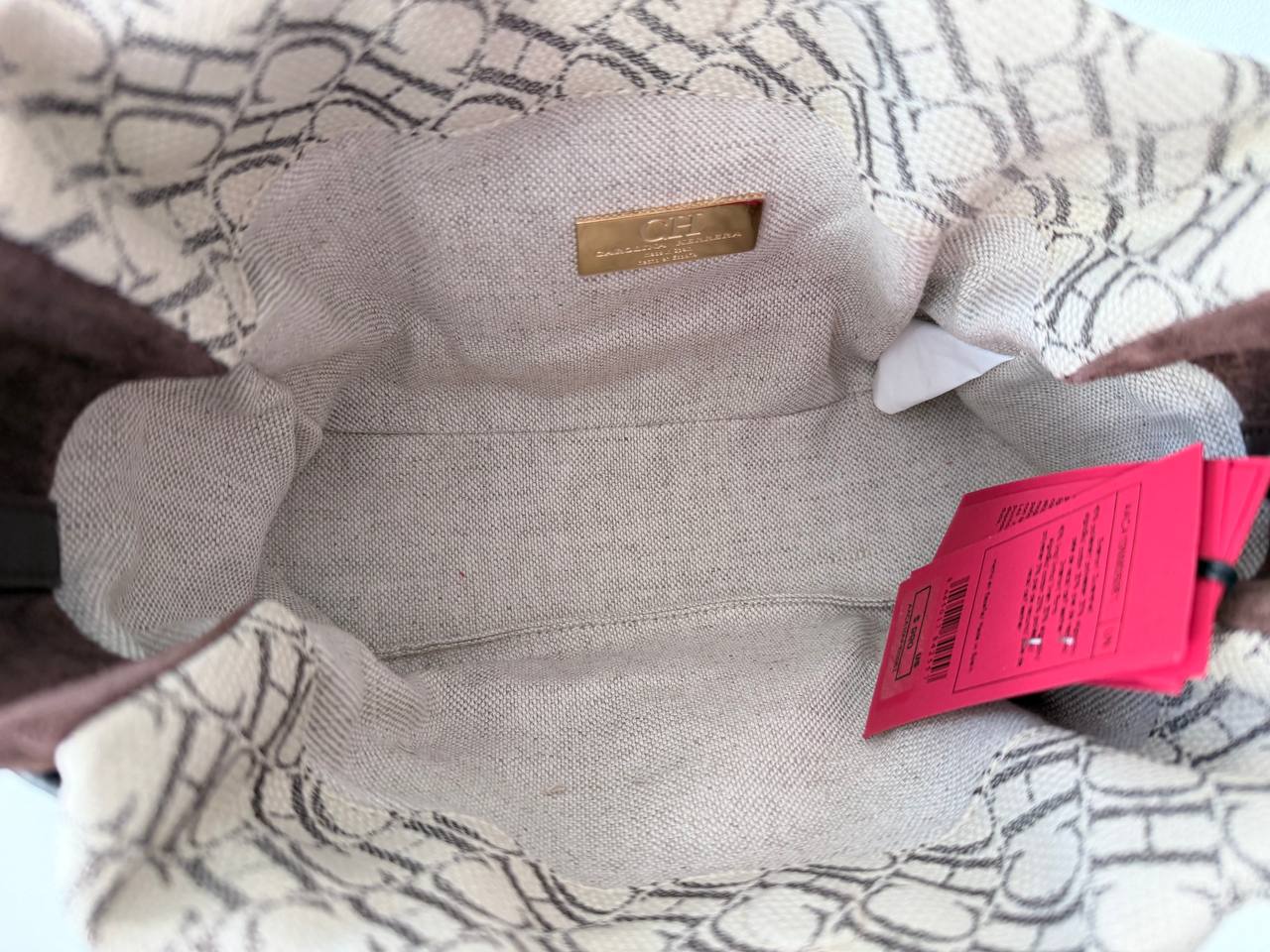 Bolso de Hombro Blasón en Lona Canvas