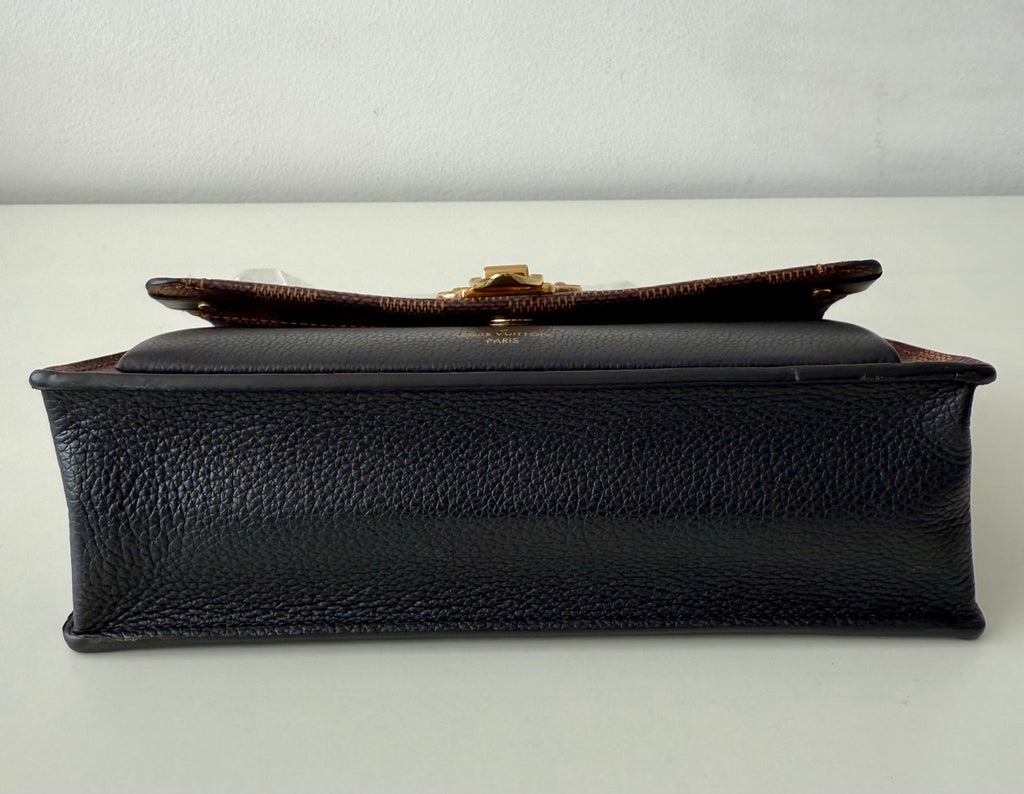 Vavin Shoulder Bag Black Damier Ebene Canvas