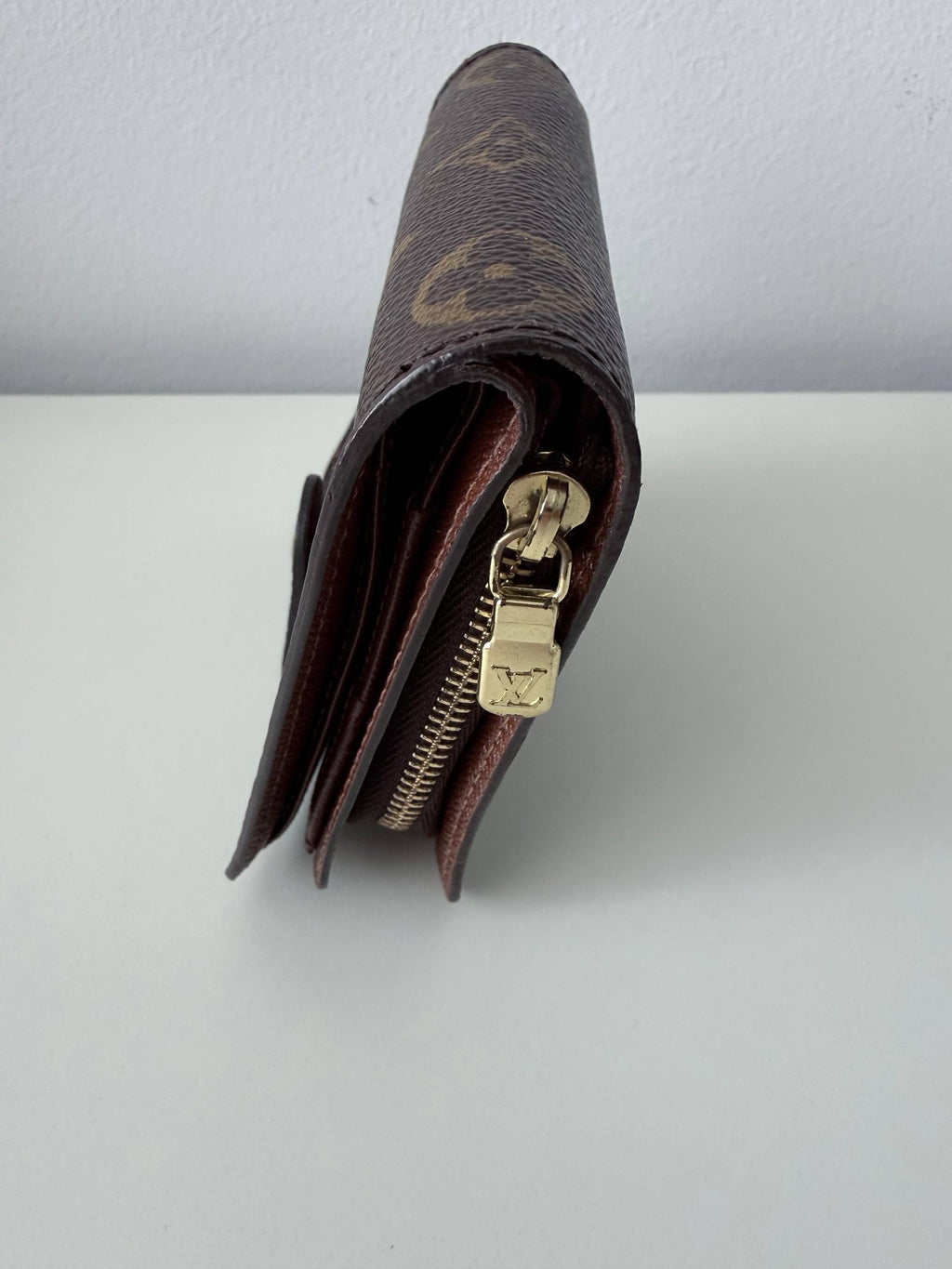 Monogram Canvas Compact Wallet – Brown (Pre Owned)