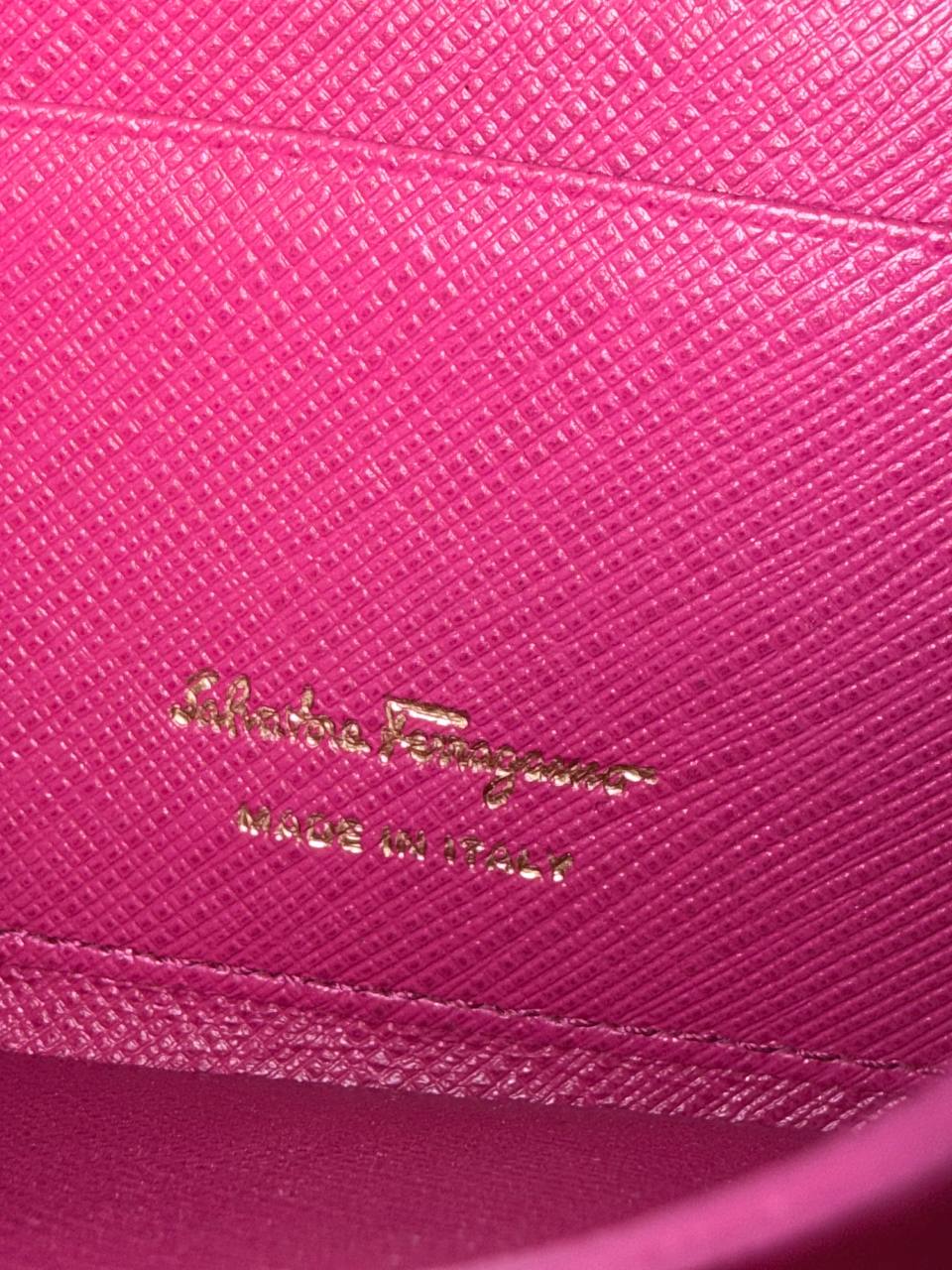 Saffiano Leather Zip-Around Wallet – Pre-Owned