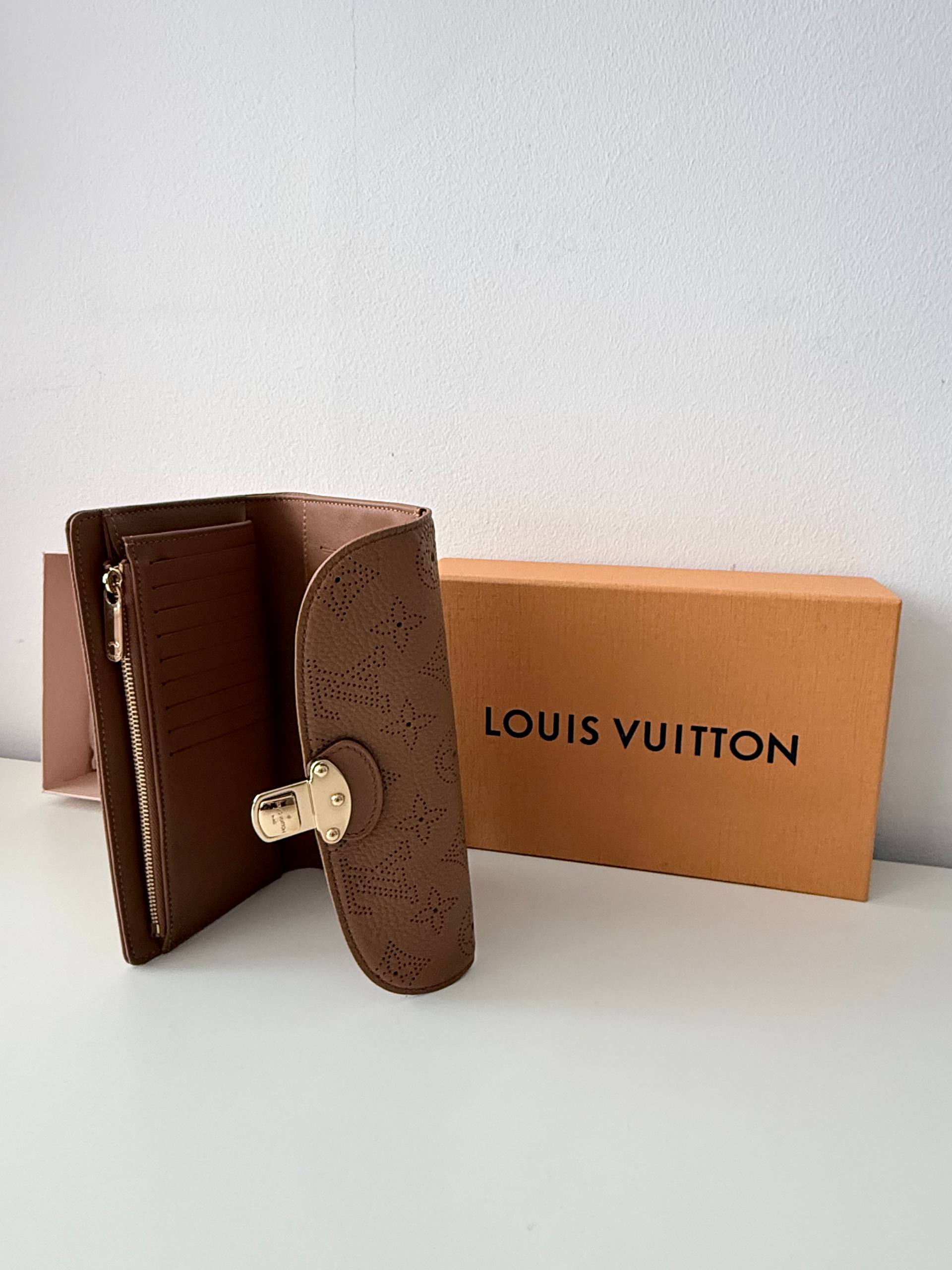 Perforated Monogram Mahina Sarah Wallet — Excellent Condition