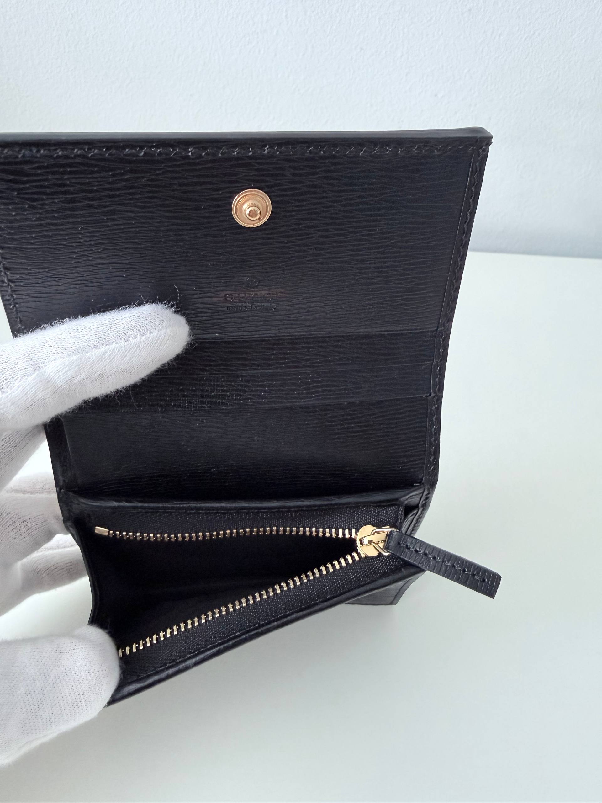 Strawberry Mini Wallet – Black/White (Pre Owned)