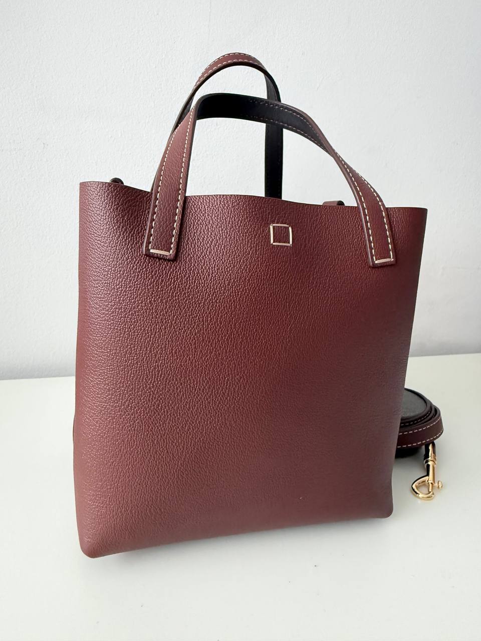 Initials Tote Mini | Pre-Owned | Full Set | Like New 🤎✨