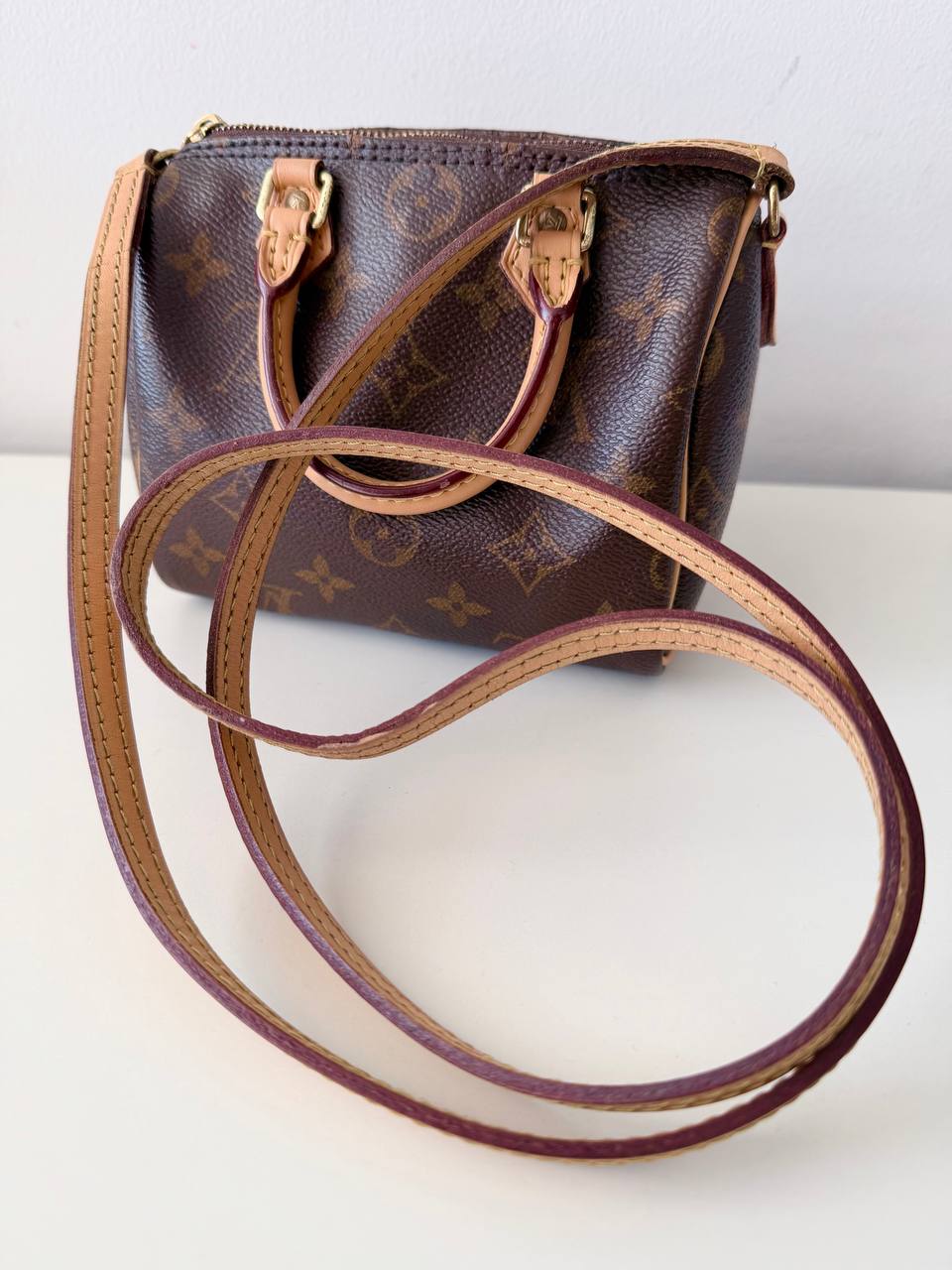Nano Speedy Monogram Canvas | Pre-Loved Mini Top Handle Bag