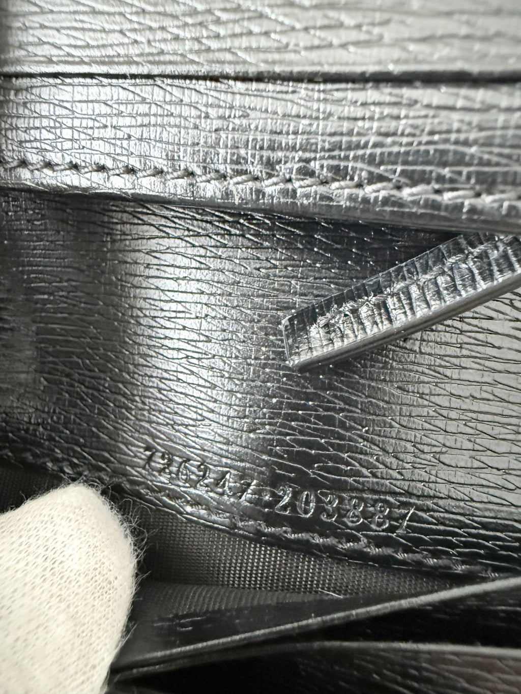 Strawberry Mini Wallet – Black/White (Pre Owned)